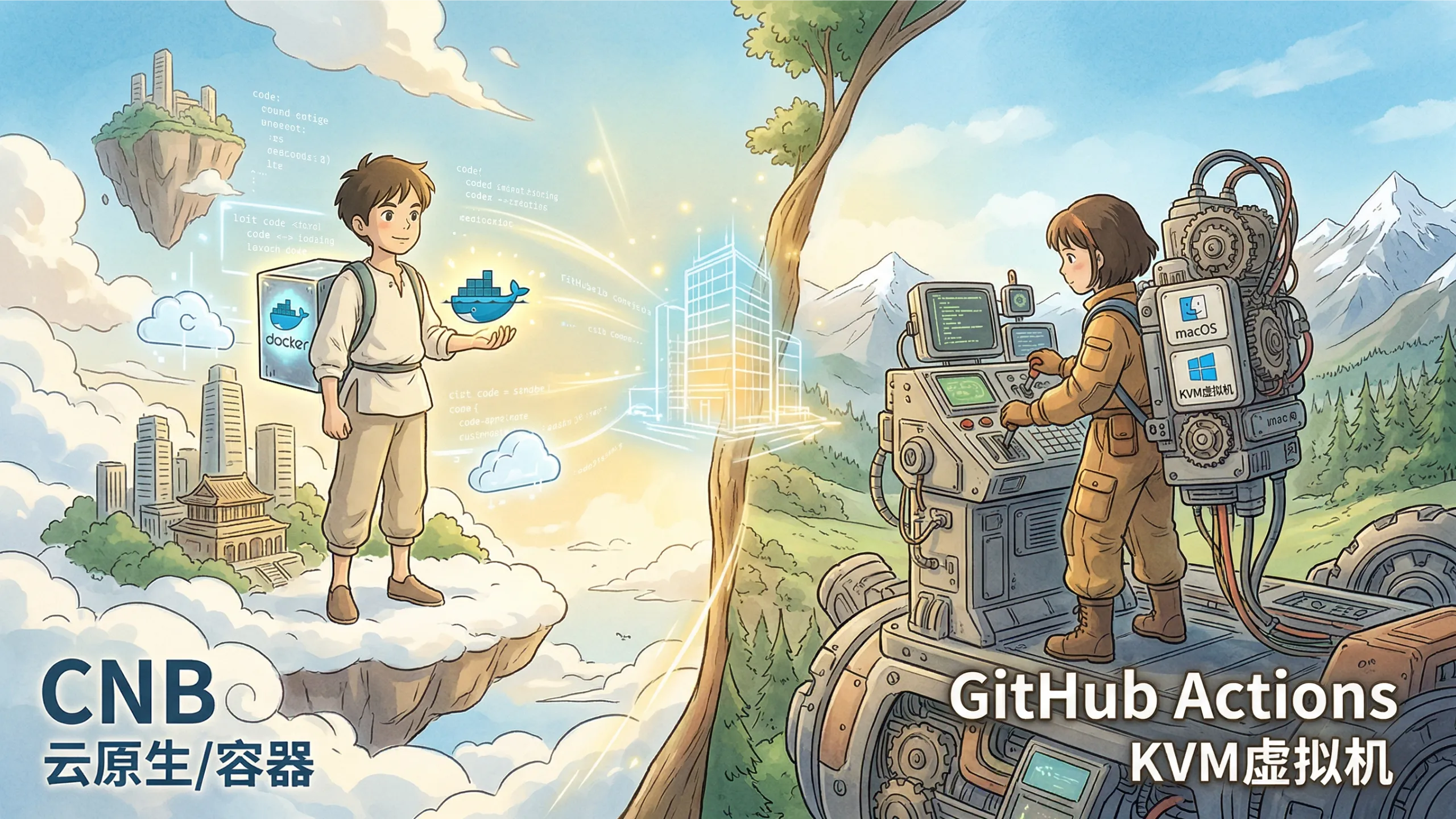 CNB 插件和 GitHub Action 对比